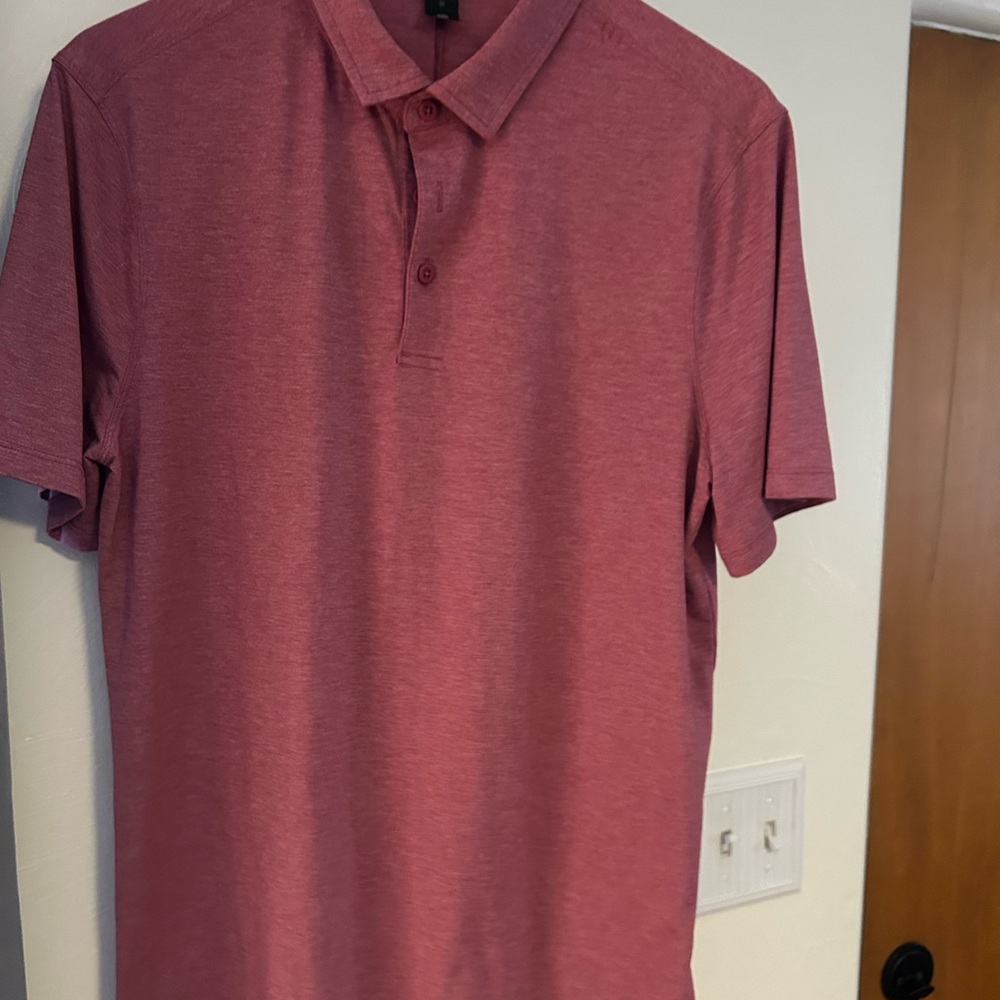 lululemon athletica Burgundy Polo Shirt